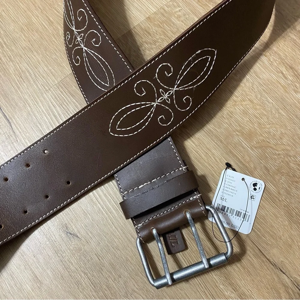 Free People Willow Hip Belt M/L Brown